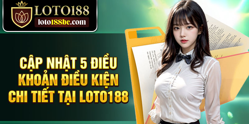 Cập nhật 5 điều khoản điều kiện chi tiết tại Loto188 Cập nhật 5 điều khoản điều kiện chi tiết tại Loto188